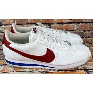 Nike Cortez OG Forrest Gump Mens Size 14 White Leather Sneakers Shoes 819719-103